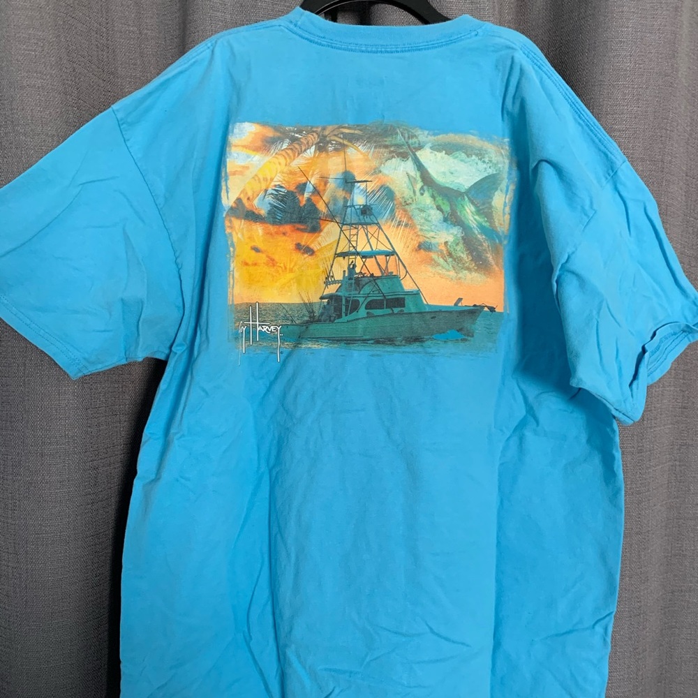 Men’s Guy Harvey By AFTCO Bluewater 2XL t-shirt